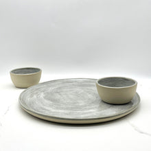 Lade das Bild in den Galerie-Viewer, Niko Ceramic Studio Platter with 2 Dip Bowls #2