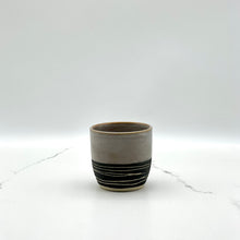 Lade das Bild in den Galerie-Viewer, Bell Sgraffito Espresso Cup Coffee & Tea Cups  Niko  Ceramic Studio.