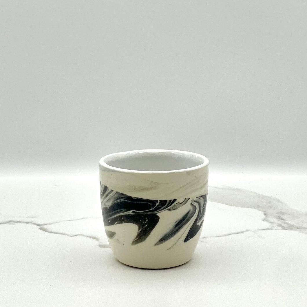 Bell Espresso Cup Black Swirl