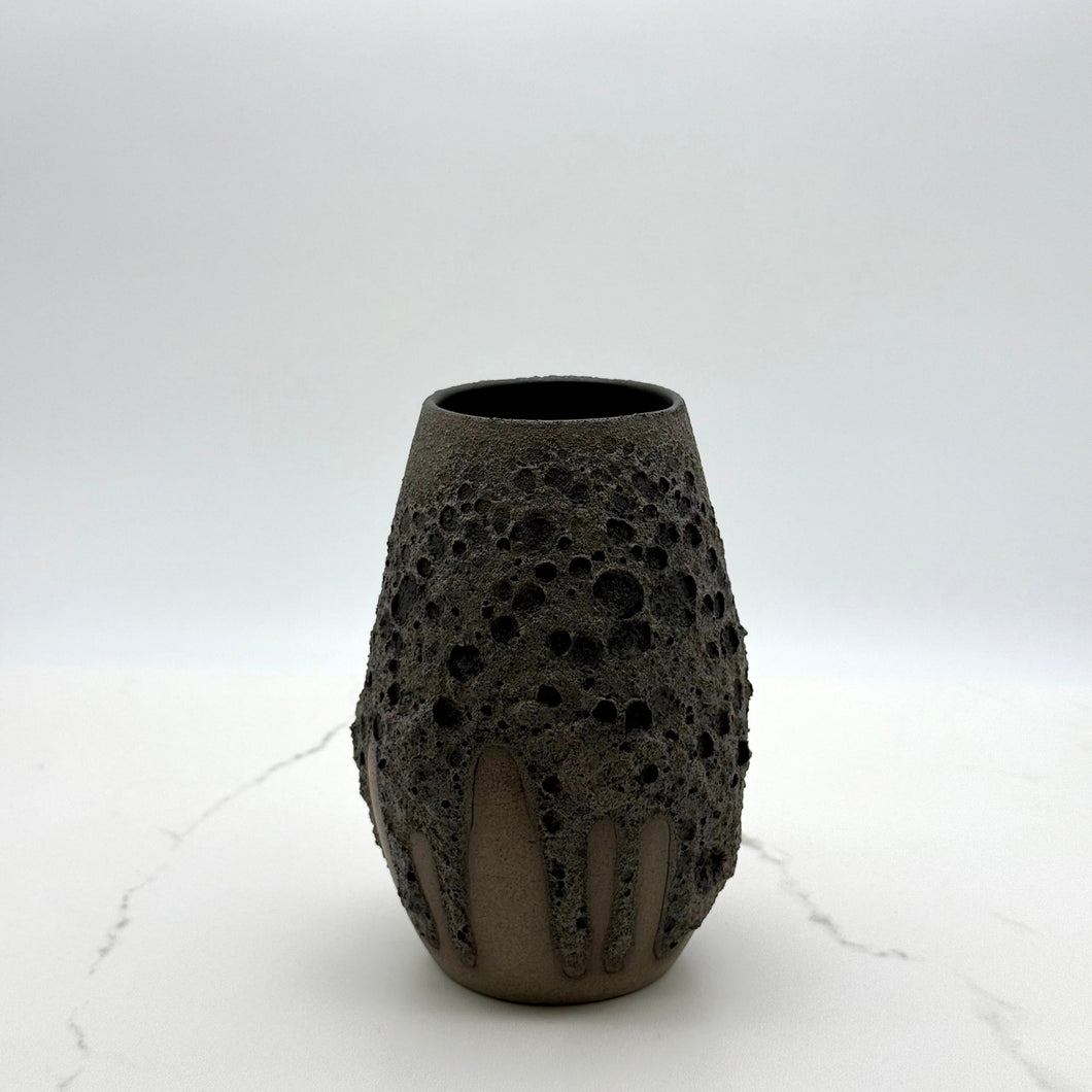 -Crater Textured Vase