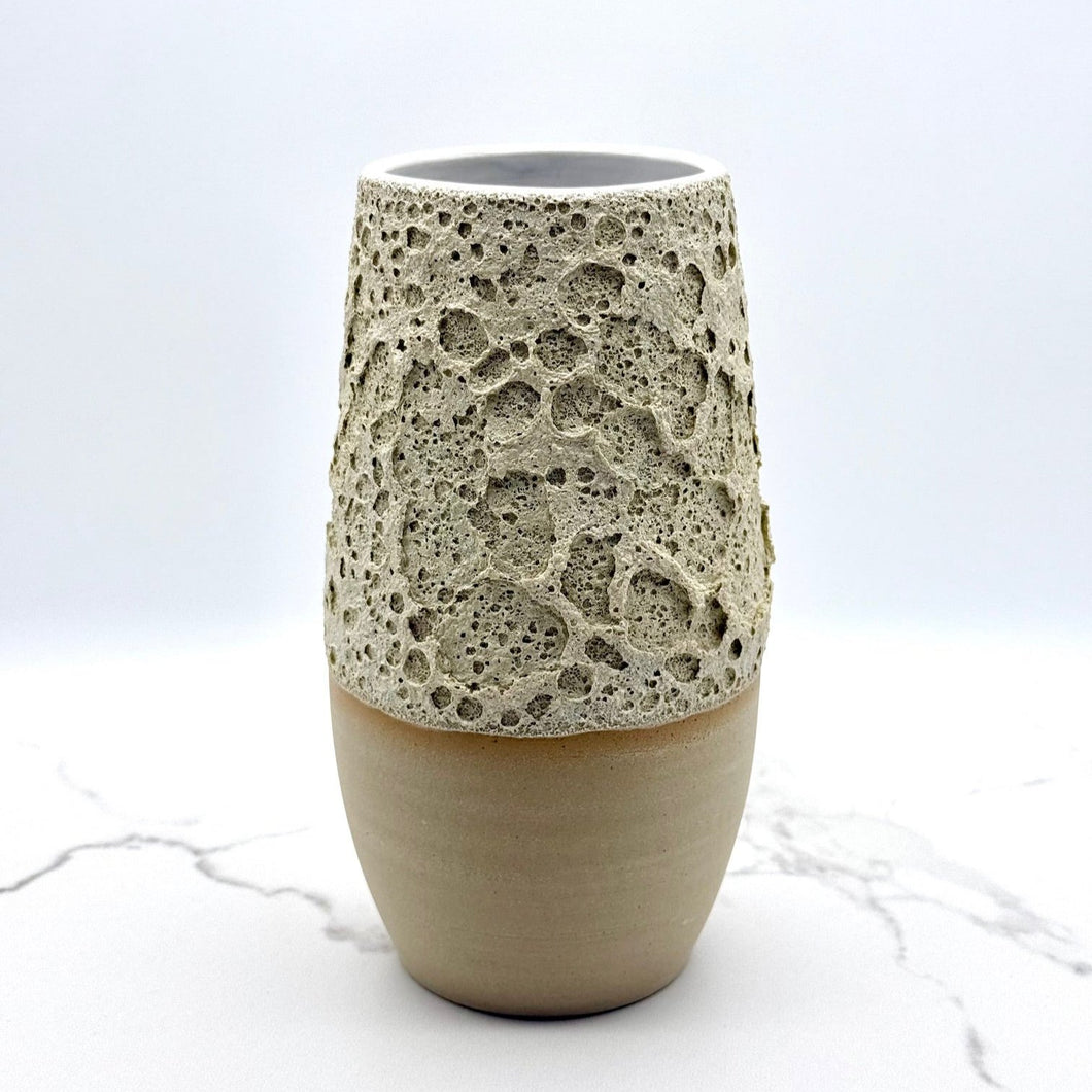 Crater Textured Vase